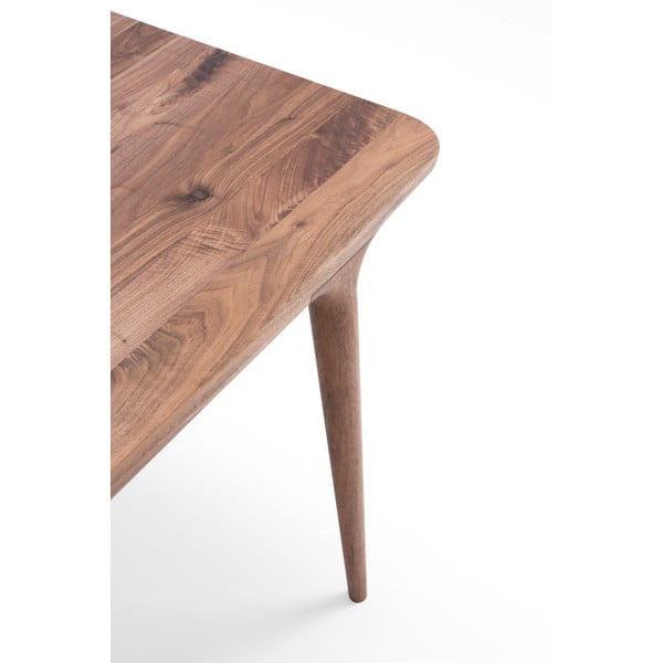Tavolo da pranzo in legno di noce 90x200 cm Fawn - Gazzda-image-4