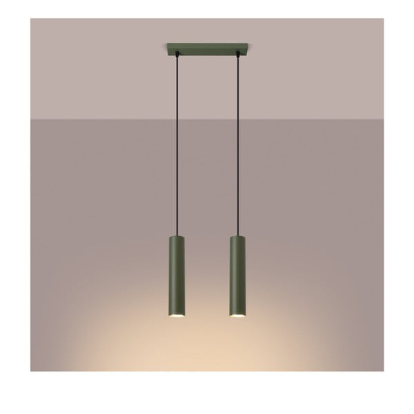 Lampadario verde Castro – Sollux-image-1