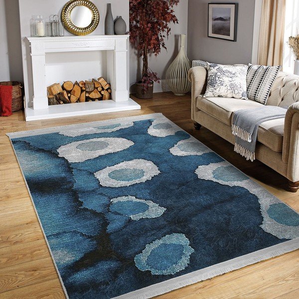 Tappeto blu 80x150 cm - Mila Home-image-2