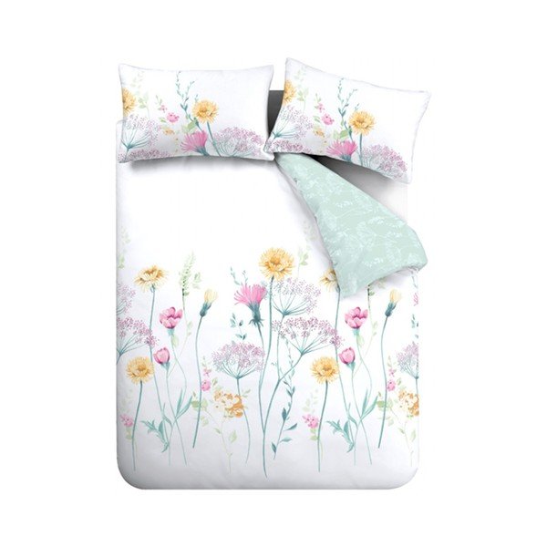 Set copripiumino e federa per letto matrimoniale 3 pezzi 200x200 cm Meadowsweet Floral – Catherine Lansfield