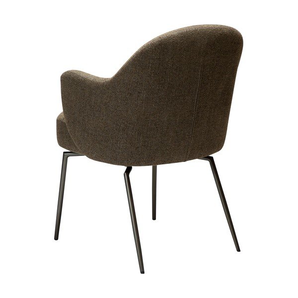 Sedia da pranzo color kaki con braccioli/girevole Bae – DAN-FORM Denmark-image-4