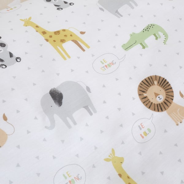 Tenda per bambini bianca 2 pz 168x183 cm Roarsome Animals – Catherine Lansfield-image-2