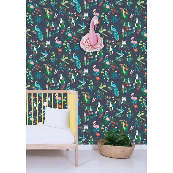 Carta da parati per bambini 10 m x 50 cm Birds Carnival - Lilipinso-image-2