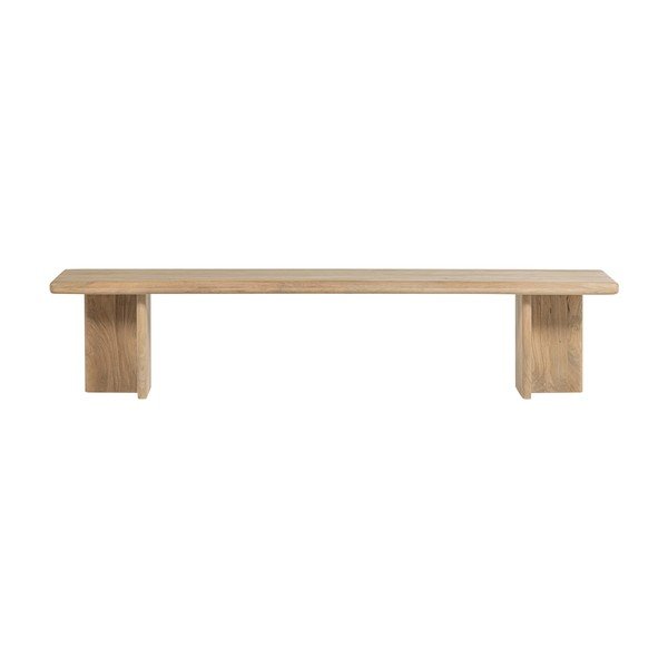 Panchina di colore naturale in legno massiccio Ato – WOOOD