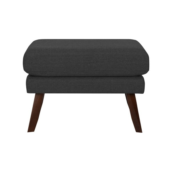 Sgabello grigio scuro Elena - Mazzini Sofas-image-2