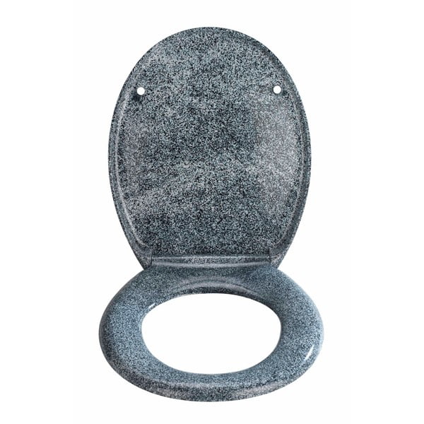 Sedile WC in granito con chiusura facilitata Premium , 45,2 x 37,6 cm Ottana - Wenko-image-3