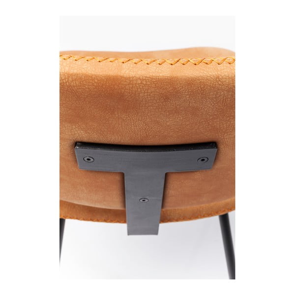 Set di 4 sedie da pranzo Barber arancioni - Kare Design-image-4