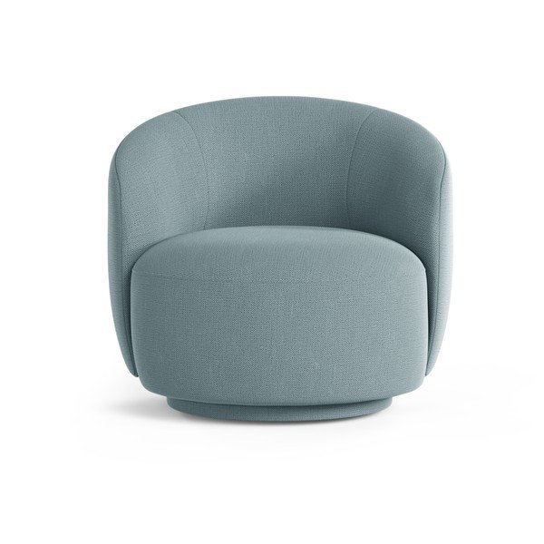 Poltrona azzurra girevole Letizia – Micadoni -image-1