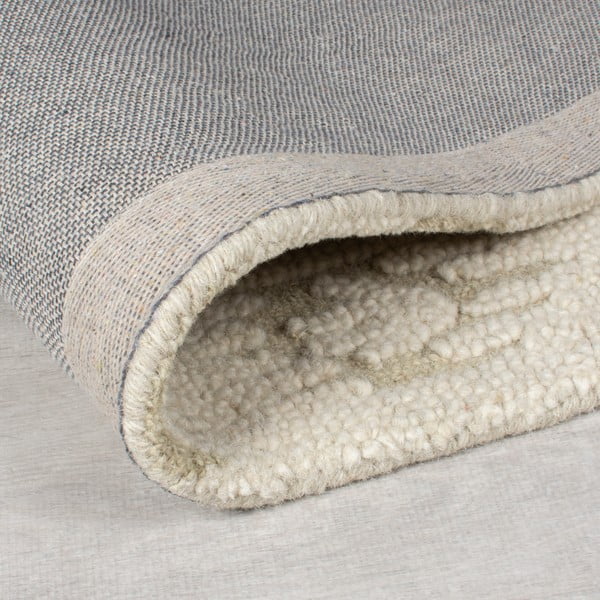 Tappeto beige in lana tessuto a mano 120x170 cm Dion Ikat – Flair Rugs-image-3