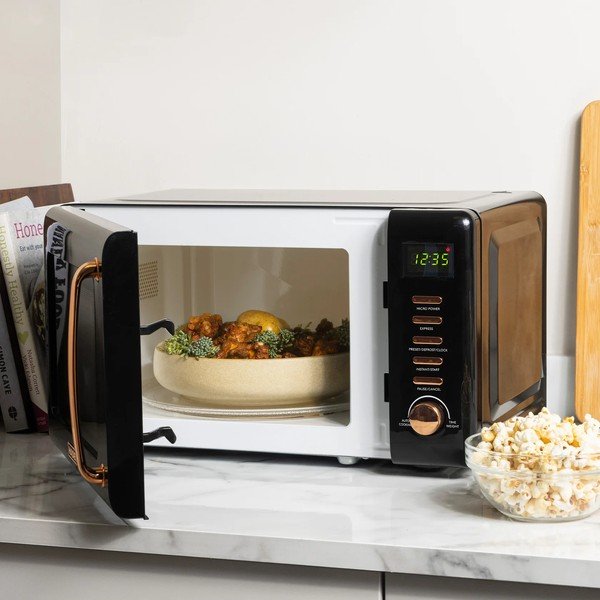 Microonde nero Black & Copper – Haden-image-1