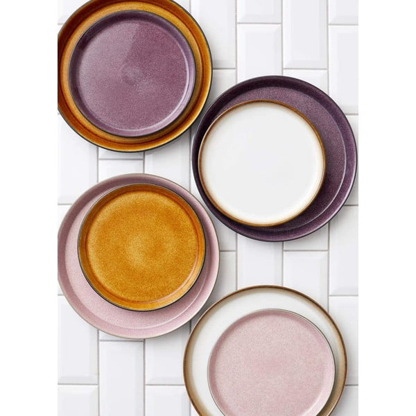 Piatto rosa/grigio in gres ø 27 cm Gastro Grey/Light Pink – Bitz-image-1