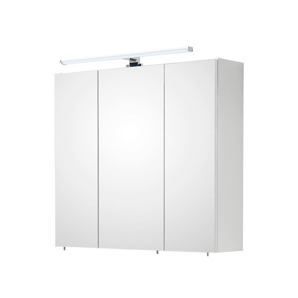 Mobile bagno sospeso bianco con specchio 75x70 cm Set 360 - Pelipal-image-1