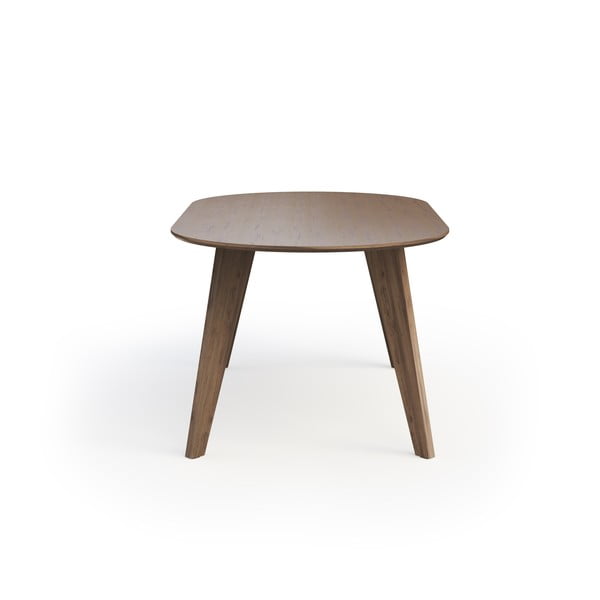 Tavolo da pranzo con piano in legno di noce di colore naturale 100x180 cm Lago - TemaHome-image-4