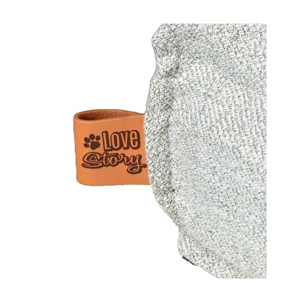 Materasso grigio chiaro per cani 80x100 cm - Love Story-image-2