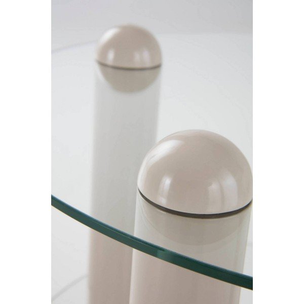 Tavolino rotondo in vetro ø 48 cm Egan – Jotex-image-3