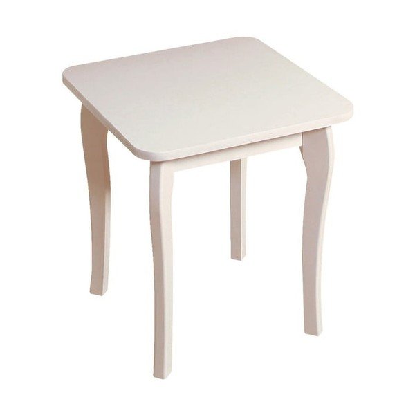 Sgabello bianco per toletta Baroque - Steens