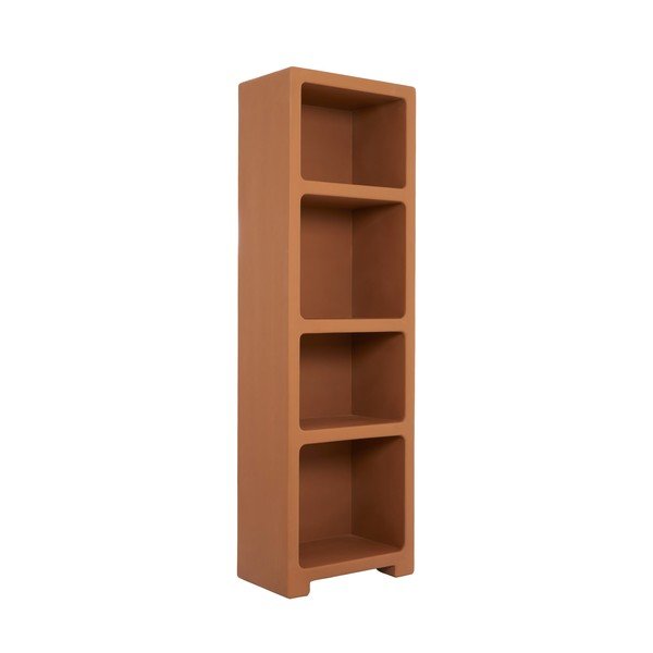 Scaffale color terracotta 60x190x35 cm Naluno – Light & Living