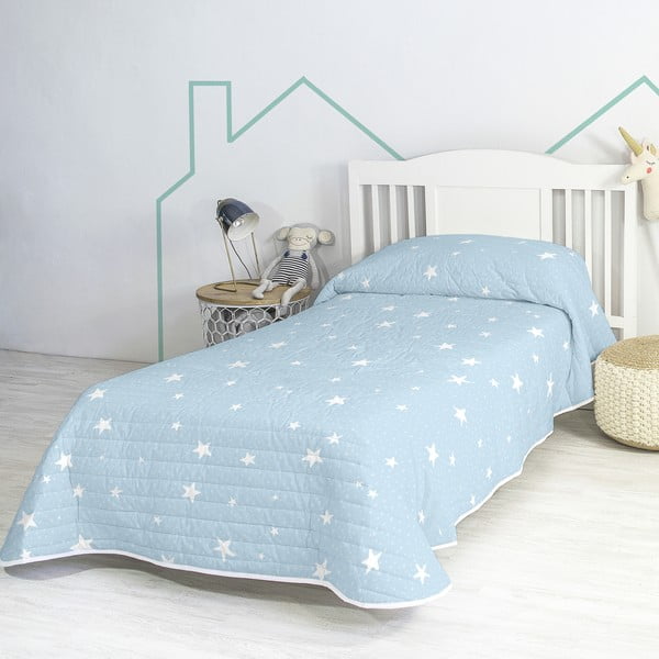 Copriletto trapuntato in cotone per bambini 180x260 cm Little star - Happy Friday