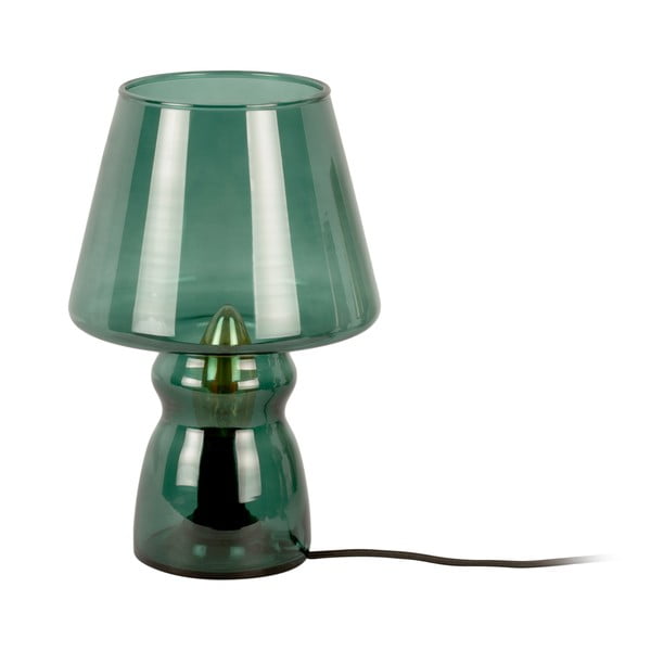 Lampada da tavolo in vetro verde scuro Vetro, altezza 25 cm - Leitmotiv-image-2