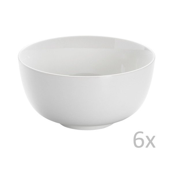 Sada 6 misek Maxwell & Williams Basics, 15 cm