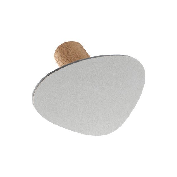 Gancio da parete grigio chiaro in acciaio Dot S Nupo – LIND DNA