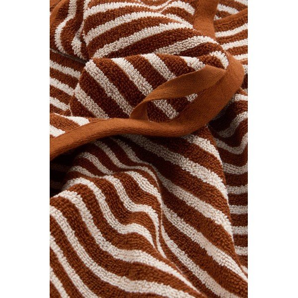 Set di asciugamani marrone cognac/color crema in cotone 2 pz 30x50 cm Dixie – Jotex-image-2