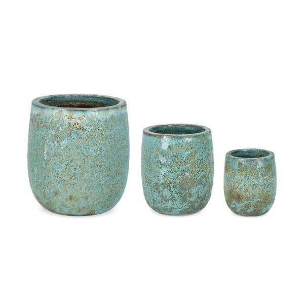 Set di vasi per fiori in terracotta 3 pz ø 36 cm Duyen – Bizzotto-image-2
