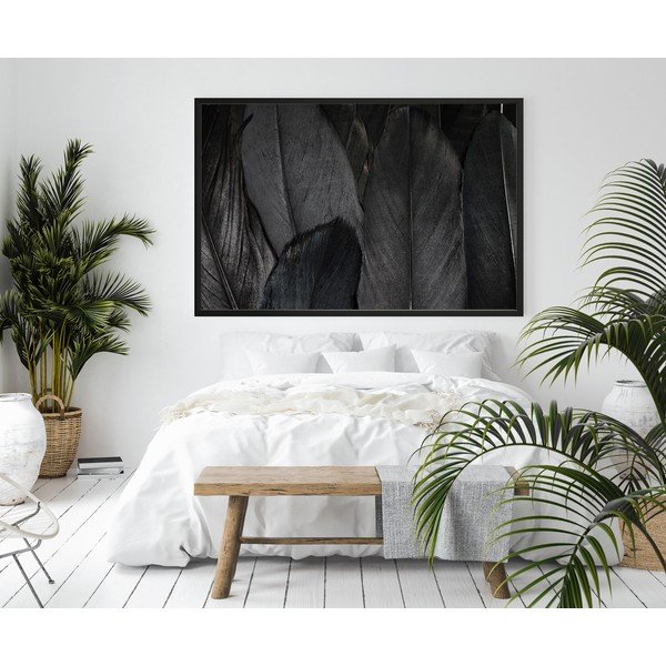Poster nero, 50 x 40 cm Feathers - DecoKing-image-2