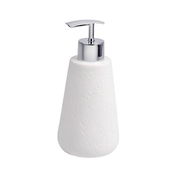 Distributore di sapone in ceramica bianca Flora - Wenko