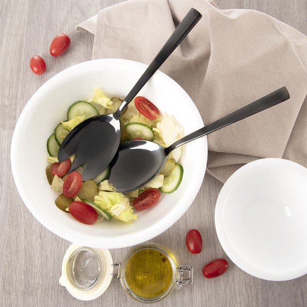 Mestoli da insalata in acciaio inox Black – Orion-image-2