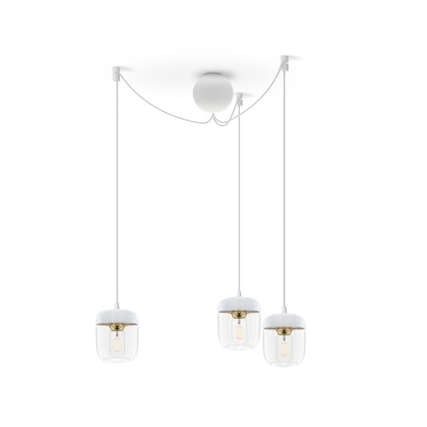 Cavo bianco a tripla sospensione per apparecchi Cannonball - UMAGE-image-1