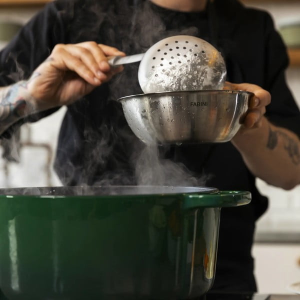 Ciotole in set argentate in acciaio inox 3 pz ø 25,5 cm Lucca 3.0 – FABINI-image-1