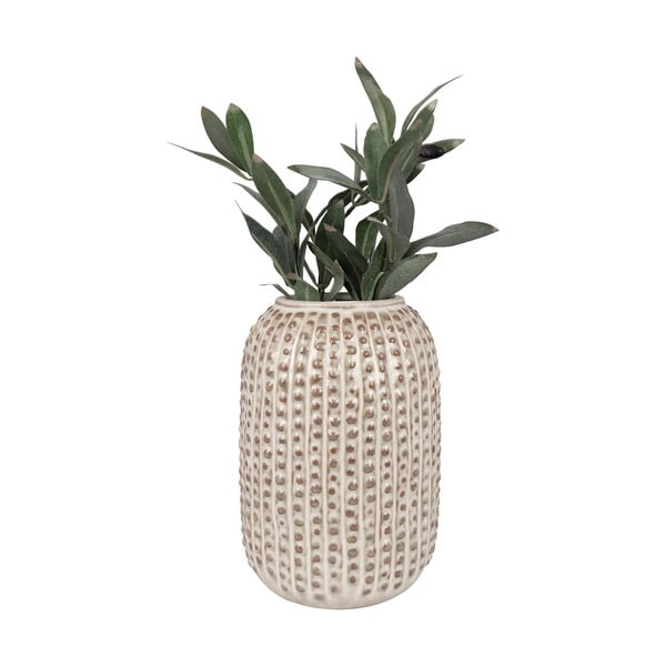 Vaso in ceramica beige - House Nordic-image-1