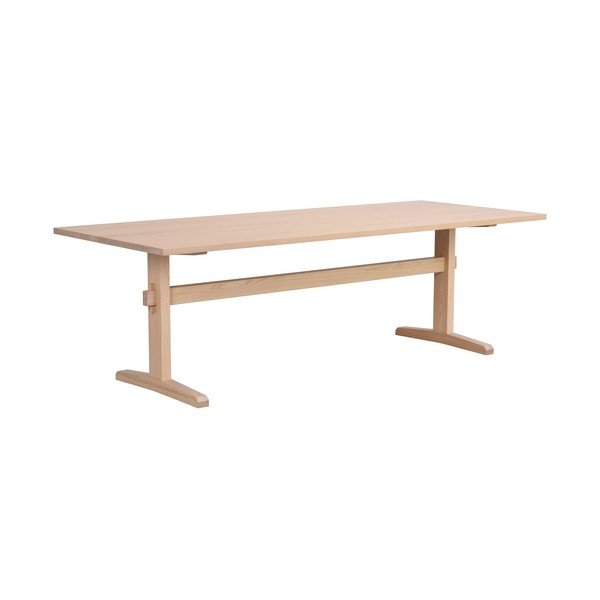 Tavolo da pranzo pieghevole con piano in rovere 240x95 cm Westville - Rowico-image-2