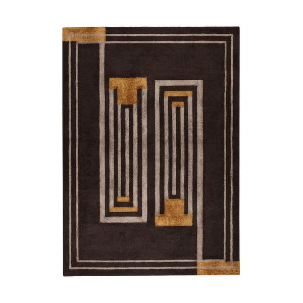 Tappeto marrone tessuto a mano Moderne Lifestyle, 160 x 230 cm - Flair Rugs