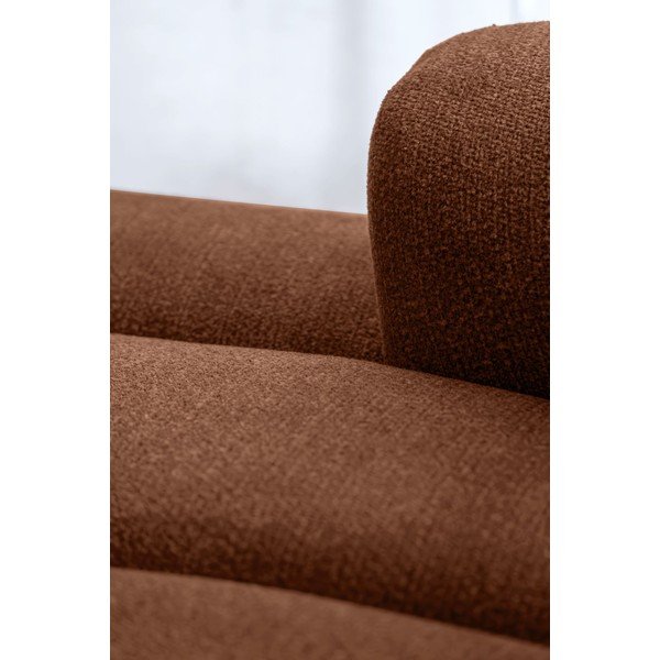 Divano angolare color terracotta (con penisola a sinistra/con chaise lounge) Shell – Miuform-image-3