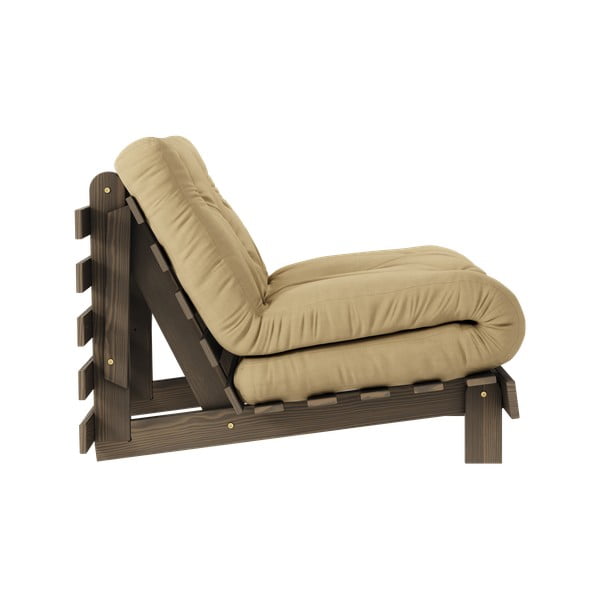 Poltrona in beige e senape Roots - Karup Design-image-3