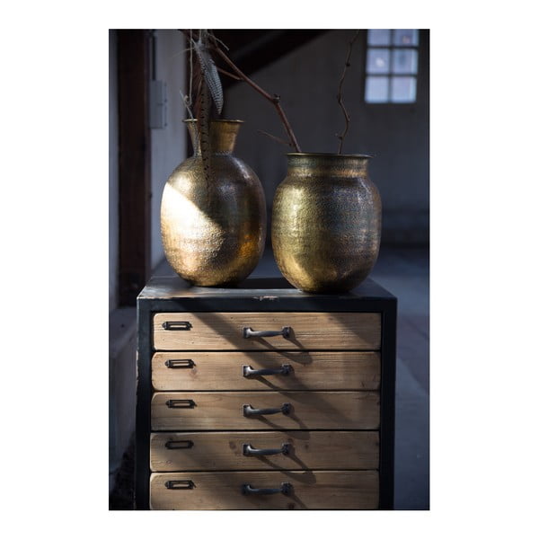 Vaso in alluminio giallo Bahir - Dutchbone-image-3