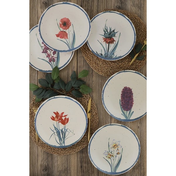 Set di 6 piatti da portata in ceramica, ø 25 cm - My Ceramic-image-2