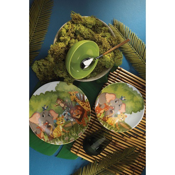 Set da pranzo per bambini in gres 3 pezzi - Hermia-image-1