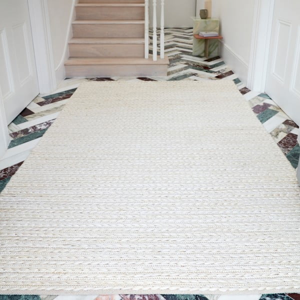 Tappeto color crema in iuta tessuto a mano 160x230 cm Oakley – Asiatic Carpets-image-1
