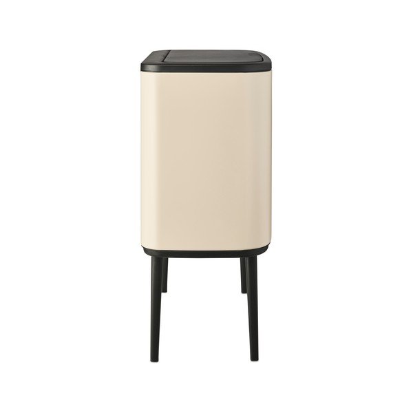 Bidone in acciaio beige touch per raccolta differenziata 34 l Bo Touch Bin - Brabantia-image-3