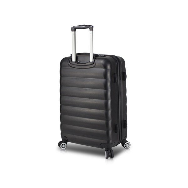 Valigia da viaggio nera su ruote con porta USB Valigia pilota My Valice COLORS RESSNO - Myvalice