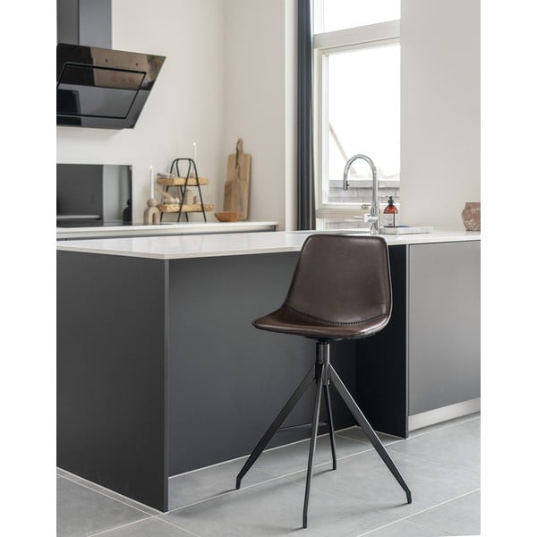 Sgabelli da bar marrone scuro in set di 2 84 cm Monaco - House Nordic-image-1