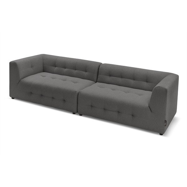 Divano grigio scuro 324 cm Kleber - Bobochic Paris-image-4