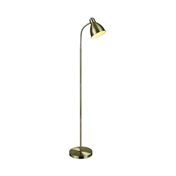 Lampada da terra dorata con paralume in metallo (altezza totale 145 cm) Nitta – Markslöjd-image-1
