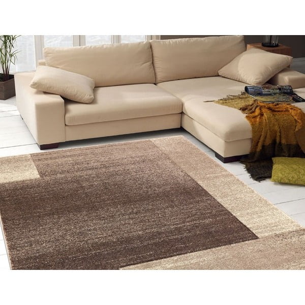 Koberec Webtappeti Intarsio Gradient Coffee, 140 x 200 cm