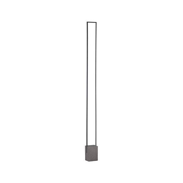 Lampada da terra LED nera (altezza totale 161 cm) Lithos – Nova Luce