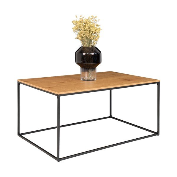 Tavolino con piano in rovere decorato, 90 x 60 cm Vita - House Nordic-image-3