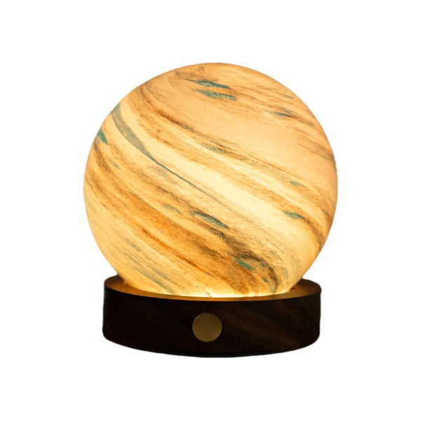 Decorazione luminosa marrone/colore naturale scuro con ricarica USB ø 8 cm Polar Cloud – Gingko